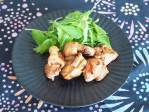 レモン風味鶏肉でBBQ
