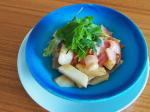 レモン風味長芋でおつまみ
