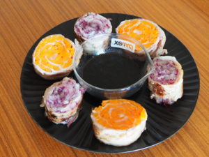 カラフル肉巻き