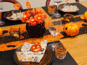 2020年10月のテーブルコーディネイト画像