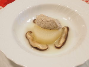 洋風大根きのこクリーム添えの画像