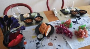 2020年12月のテーブルコーディネイトの画像