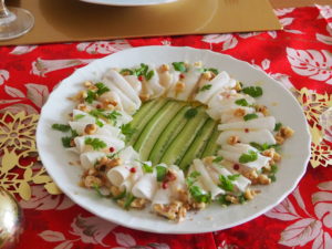 カブとホタテのカルパッチョに画像