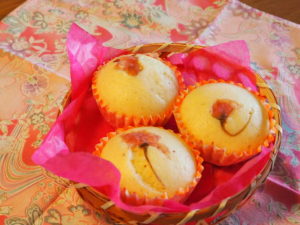 桜の蒸しパン