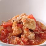 クスクス入り比内地鶏にモロッコ煮込みの画像