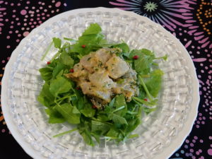 白身魚の薬味味噌カルパッチョの画像