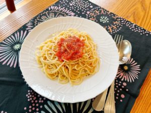アンチョビトマトスパゲティ