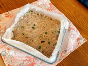 春キャベツとひき肉蒸し